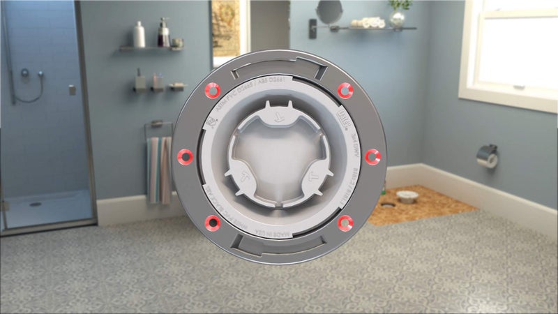 Oatey 3 in. x 4 in. PVC Closet Flange with Stainless Steel Ring without Test Cap - Image 5