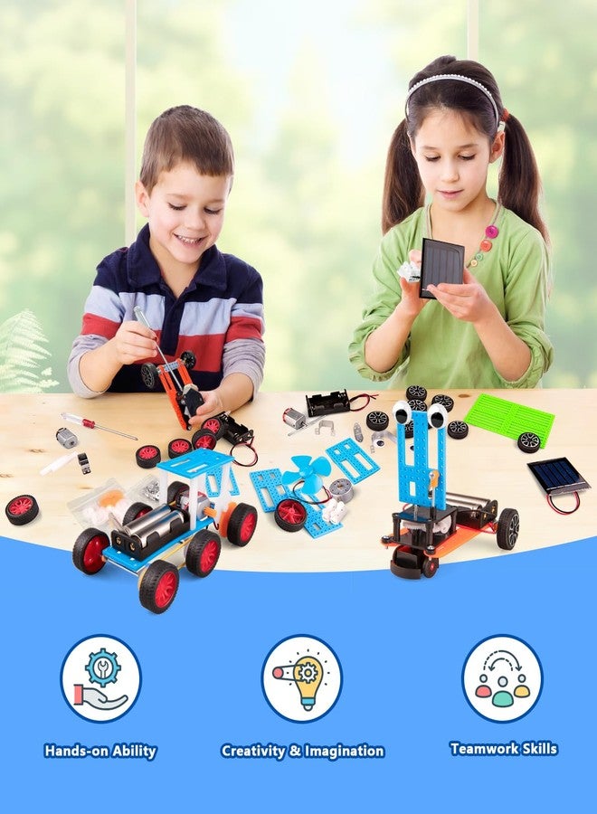 FliipFlaap 6-in-1 STEM Kit for Kids Ages 6-12, STEM Toys for Boys Ages 8-12, Robot Building Kit & Car Crafts for Kids, Science Activities Robotics Kits for 6 7 8 9 10 12 Year Old Boys Girl Birthday Gifts - Image 4