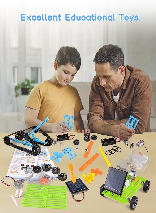 FliipFlaap 6-in-1 STEM Kit for Kids Ages 6-12, STEM Toys for Boys Ages 8-12, Robot Building Kit & Car Crafts for Kids, Science Activities Robotics Kits for 6 7 8 9 10 12 Year Old Boys Girl Birthday Gifts - Image 5