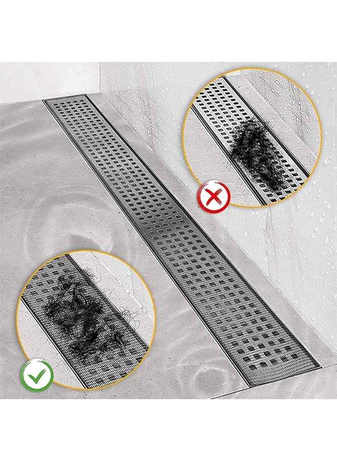 Self-Adhesive Hair Anti-Clogging Filter Sticker Disposable Shower Drain Adapter - Image 5