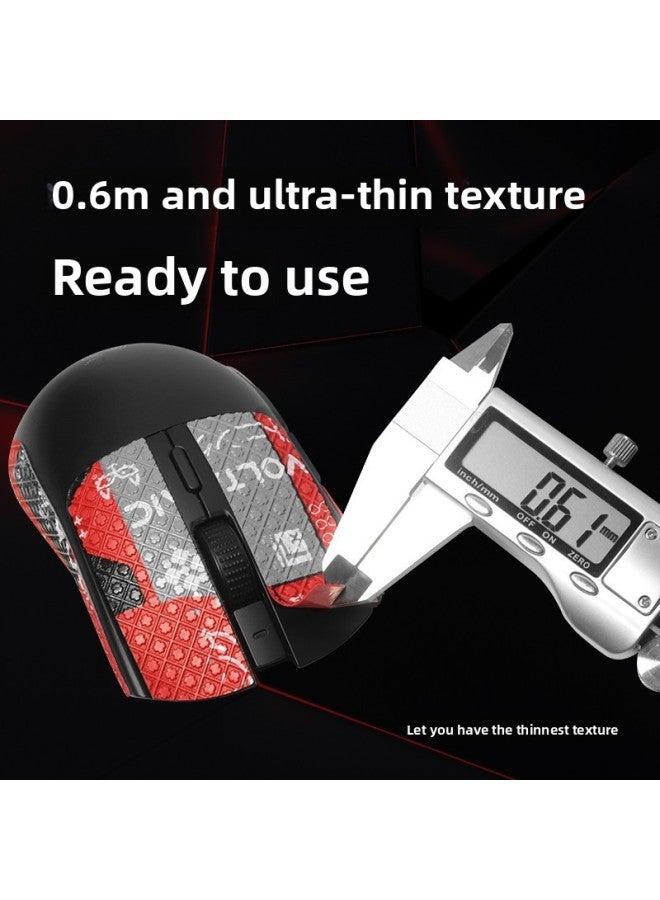 For Razer Thunder Snake Viper V3 Speed Edition Mouse Anti-Slip Sticker Teflon Foot Sticker V3pro Sticker Professional Edition-Color:Poison Viper V3 Professional Version [all Inclusive] White Printed Mouse Sticker [free Cleaning Cotton]  - Image 5