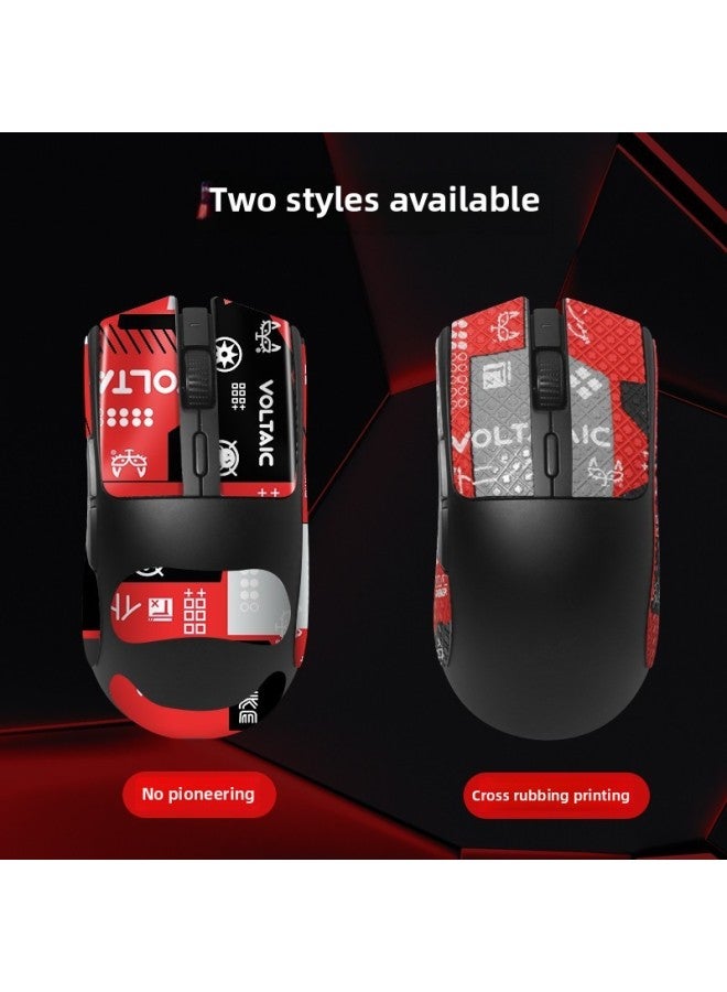 For Razer Thunder Snake Viper V3 Speed Edition Mouse Anti-Slip Sticker Teflon Foot Sticker V3pro Sticker Professional Edition-Color:Poison Viper V3 Professional Version [all Inclusive] White Printed Mouse Sticker [free Cleaning Cotton]  - Image 3