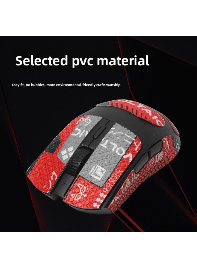 For Razer Thunder Snake Viper V3 Speed Edition Mouse Anti-Slip Sticker Teflon Foot Sticker V3pro Sticker Professional Edition-Color:Poison Viper V3 Professional Version [all Inclusive] White Printed Mouse Sticker [free Cleaning Cotton]  - Image 4