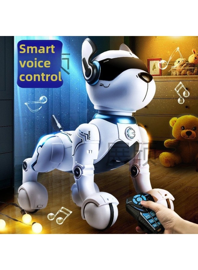 【Direct Supply】 Intelligent Robot Dog Children's Remote Control Robot Electric Toy Dog Boys And Girls-Color:K21 Voice Controlled Programming Stunt Dog - Image 2