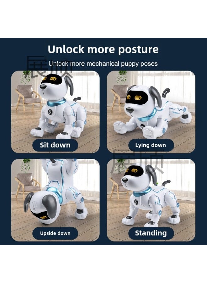 【Direct Supply】 Intelligent Robot Dog Children's Remote Control Robot Electric Toy Dog Boys And Girls-Color:K21 Voice Controlled Programming Stunt Dog - Image 5