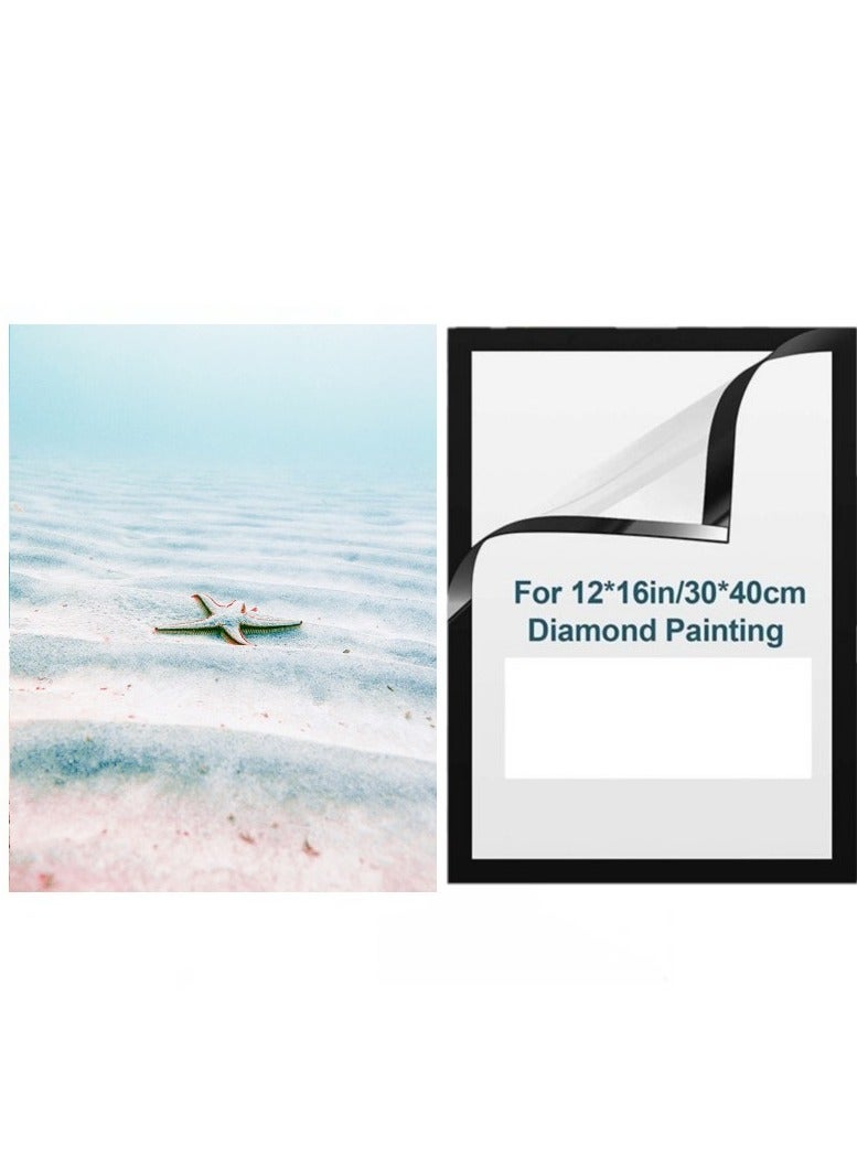 Bluejw 5D Diamond Painting Kits For Adults,Beach And Sea View Diamond Art Kits,DIY Full Drill Crystal Gem Arts and Crafts,Ideal For Home Recreation And Wall Decor - Image 1