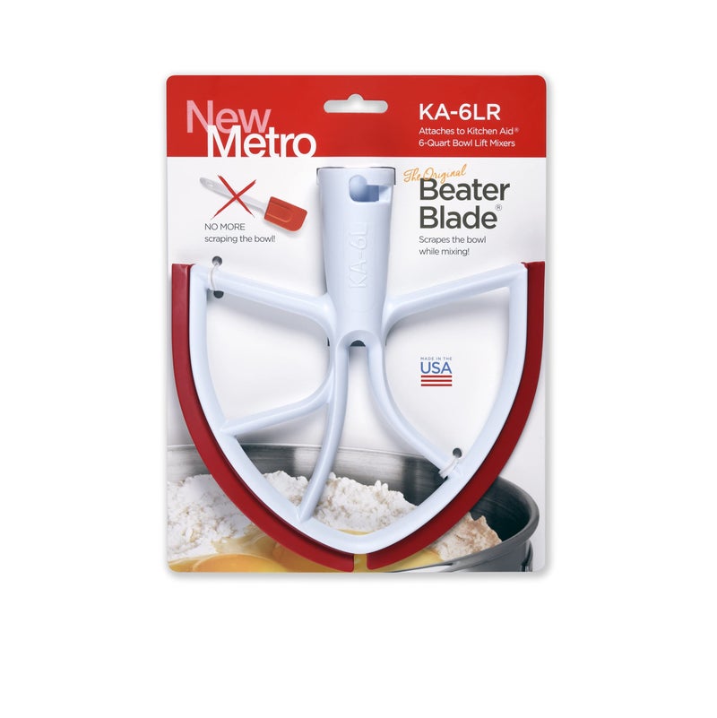 شفرة الخفق الأصلية نيو مترو KA6LR تعمل مع معظم خلاطات كيتشين إيد سعة 6 أو 7 لتر باللون الأحمر