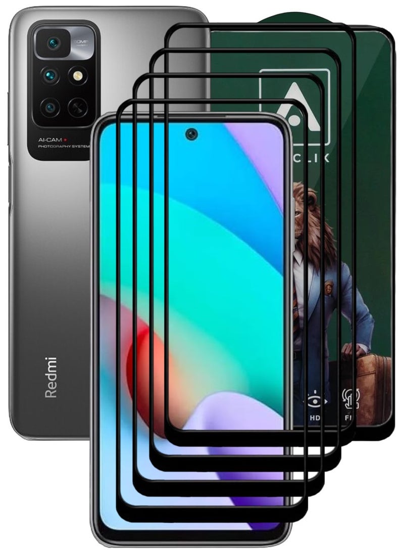 ACLIX 4 Pieces Antistatic ESD Dustproof Premium Quality High Definition Tempered Glass Screen Protector Designed For Xiaomi Redmi Note 11 4G - Image 1