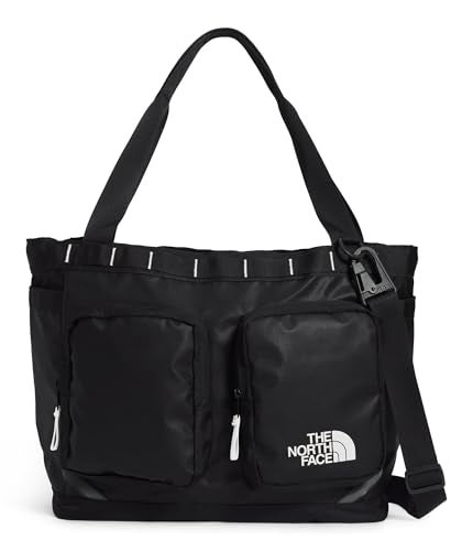 The North Face Base Camp Voyager Tote, TNF Black/TNF White-NPF, One Size - Image 1