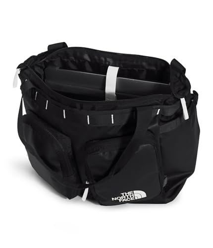 The North Face Base Camp Voyager Tote, TNF Black/TNF White-NPF, One Size - Image 2