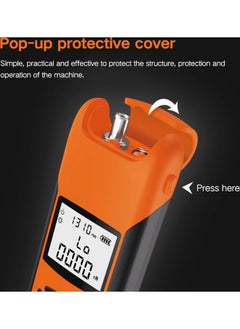 NIBEMINENT Portable Optical Power Meter Orange 14.8 x 3.5 5.3cm  - Image 4