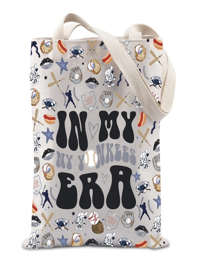 لوجيب بيردجوت حقيبة تسوق من Lywjyb Birdgot Baseball Gift New Y Baseball Game Day NY Fans Merch (حقيبة من حقبة فريق يانكيز) - Image 1