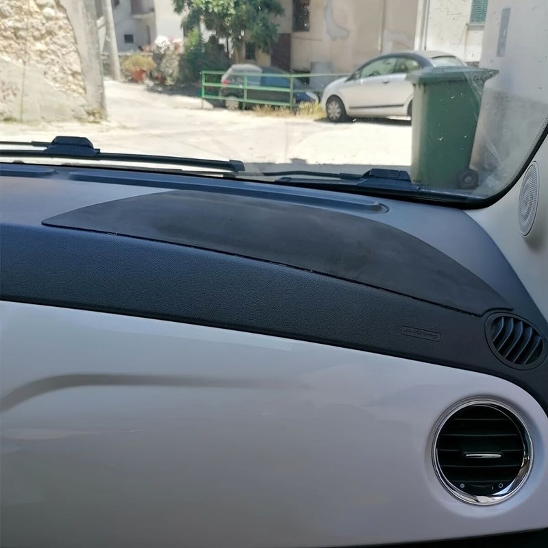 For Fiat 500 Dashboard Mat With Adhesive Backing For Left Hand Drive Covers Dashboard Imperfections - Image 3