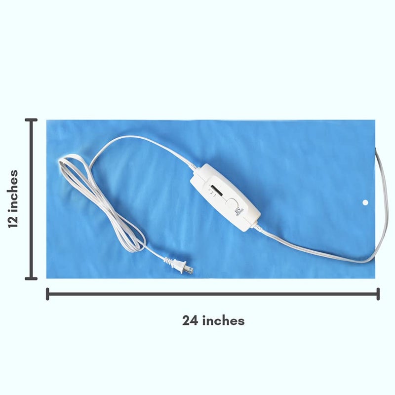 BV Medical Heating Pad with Three Heat Settings W/No Auto Shut Off/12" X 24" - Image 3