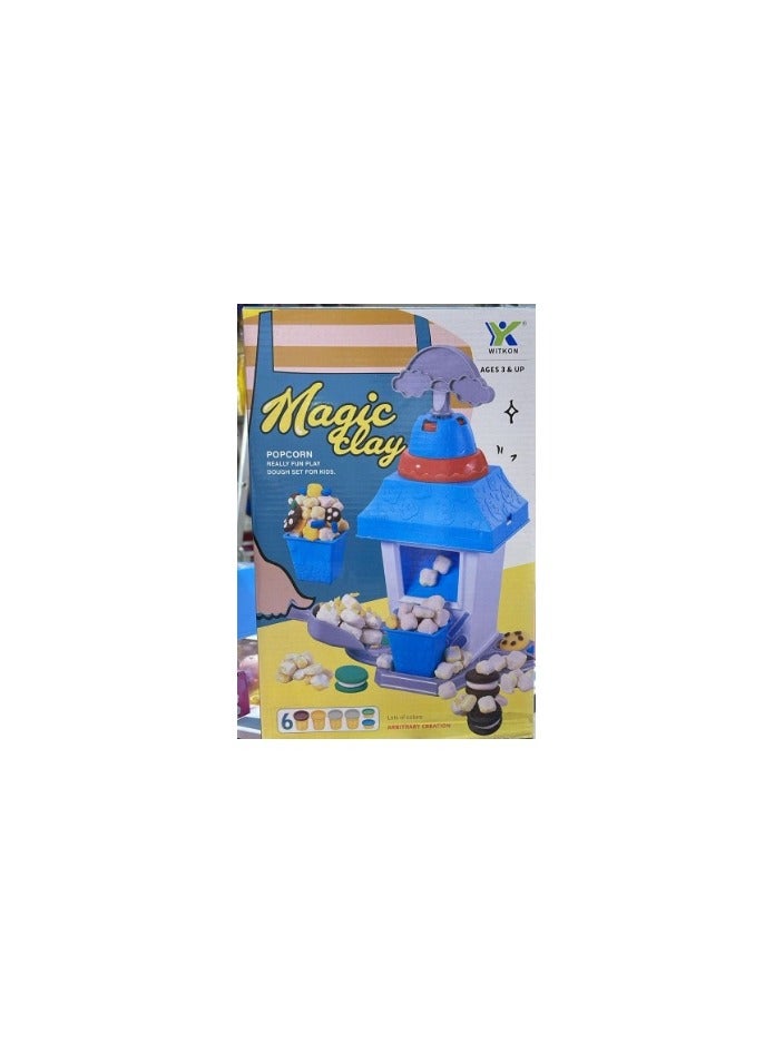 Popcorn Maker Toy with 6 Colors for Kids