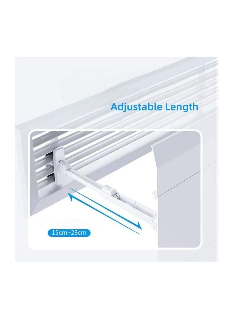 Organized Home Air Conditioning Windshield Adjustable Ac Air Deflector Anti Direct Blowing Wind Deflector Cover For Home Office Central Air Condition  - Image 3