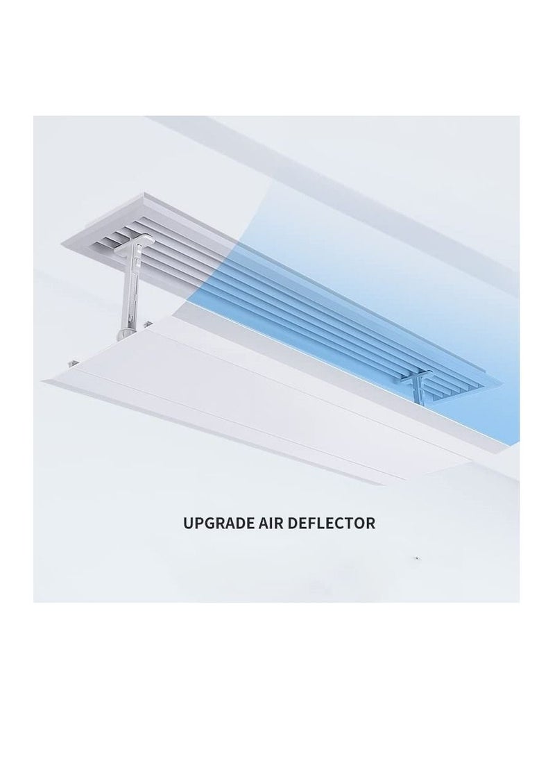 Organized Home Air Conditioning Windshield Adjustable Ac Air Deflector Anti Direct Blowing Wind Deflector Cover For Home Office Central Air Condition  - Image 2