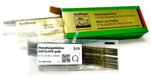 JTS Antilope Jewelers Saw Blades #3/0 Jewelry Making Pack of 144 pcs. Made in German - Image 5
