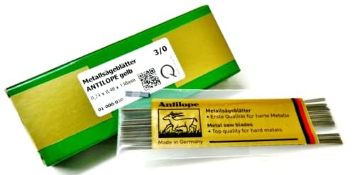 JTS Antilope Jewelers Saw Blades #3/0 Jewelry Making Pack of 144 pcs. Made in German - Image 3