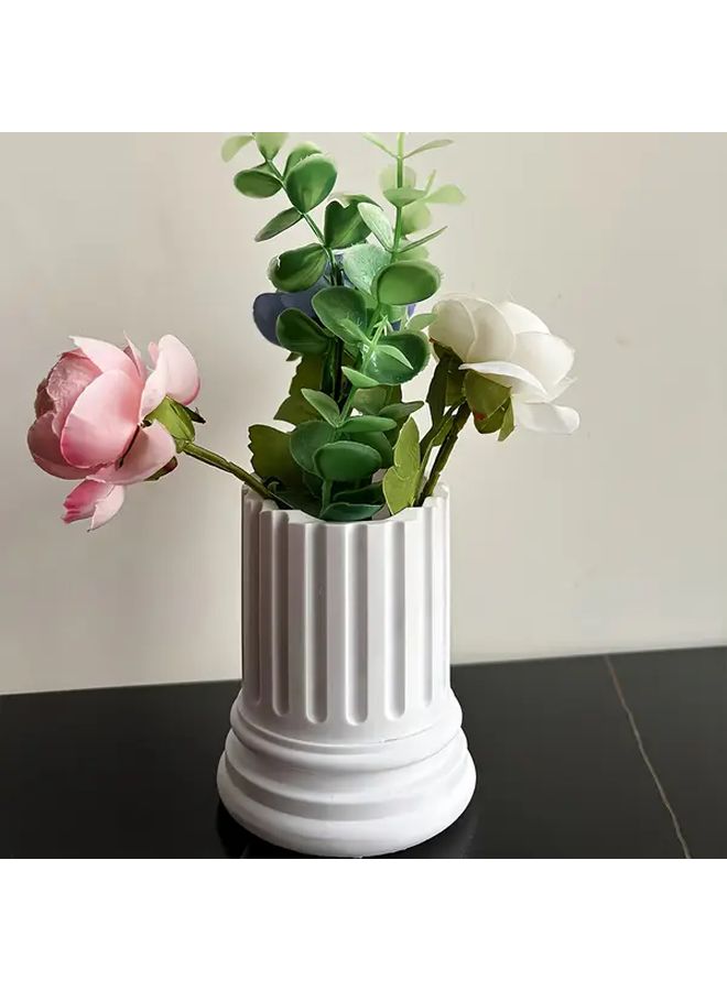 White Roman Column Pen Holder Organizer For Desk Office School Graduation Gift - Image 4