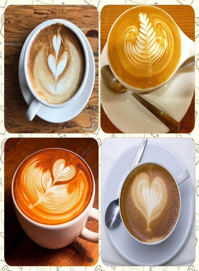 Maxmartt Milk Frother Cup, 3oz (90ml) Milk Frothing Pitcher Metal 304 Stainless Steel Steamer Cup, Coffee Milk Cappuccino Latte Art Barista Steaming Pitcher Espresso Jug with Decorating Pen - Image 5