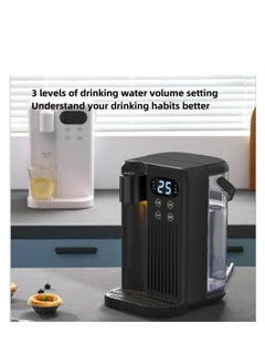 XiuWoo Electric hot water dispenser hot shot Intelligent rapid heating tabletop direct drinking machine independent water tank design/three-level adjustment(Black)  - Image 2