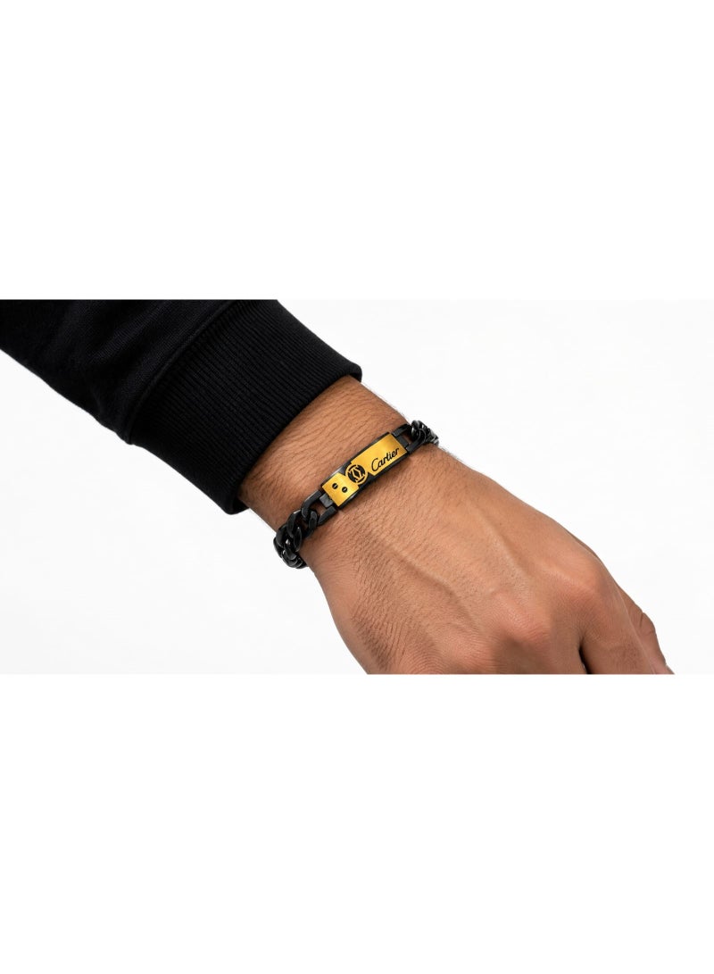 Cartier Men's Stainless Steel Bracelet (Rust-Resistant) - Image 1