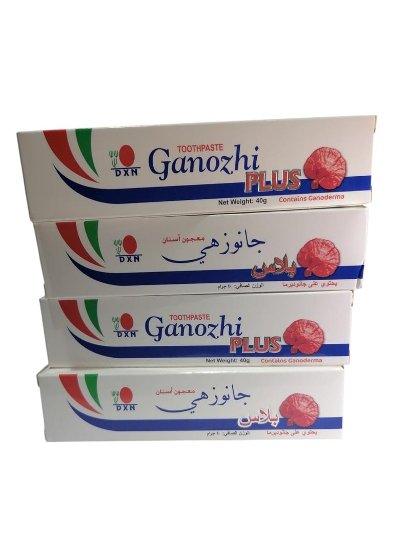 DXN 4 Pieces Ganozhi Plus Toothpaste 40 g - Image 1