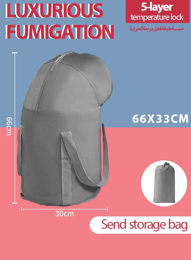 Foldable foot bath basin, foldable foot therapy foot bath basin tub, foot bath belt, portable outdoor carrying foot basin, used for foot therapy and foot hydrotherapy - Image 2