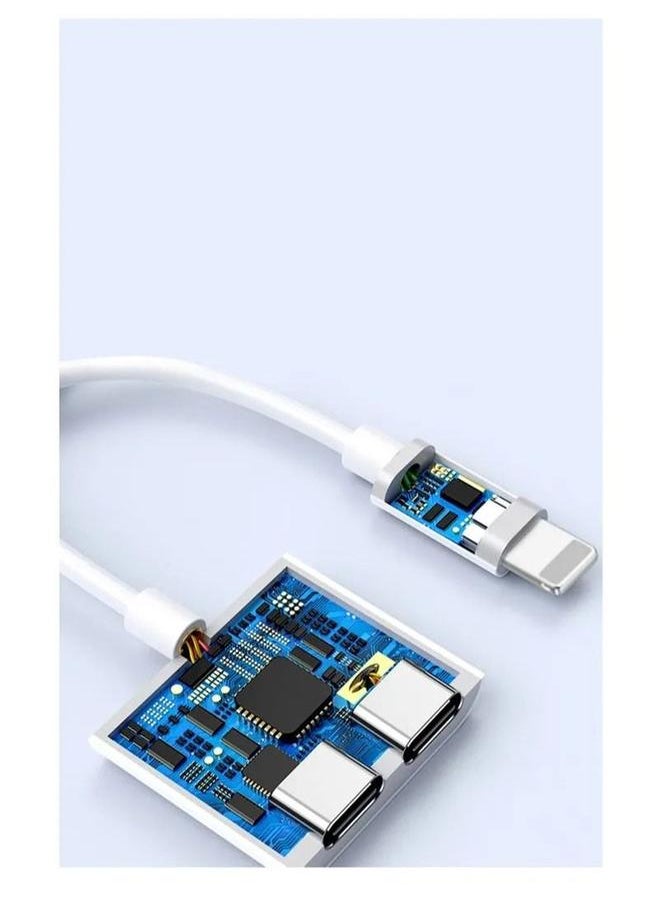 iPhone connection with two charging and headphone outputs - pzsku/Z5D496A4818DE79C9D418Z/45/_/1732522741/38c41059-765b-4442-b670-61c5c46b2e08