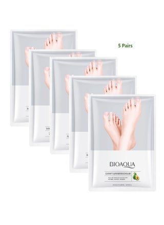 5 Pairs Avocado Moisturizing Foot Mask Mildly Nourish Soothes Exfoliating Repairing Foot Mask Foot Care Repair Dry Cracked Feet Peeling Away Dead Skin - pzsku/Z5D497378BC4950E9A559Z/45/_/1686022358/9eeebe9e-1def-4c78-9db1-7f495a2a3ff6