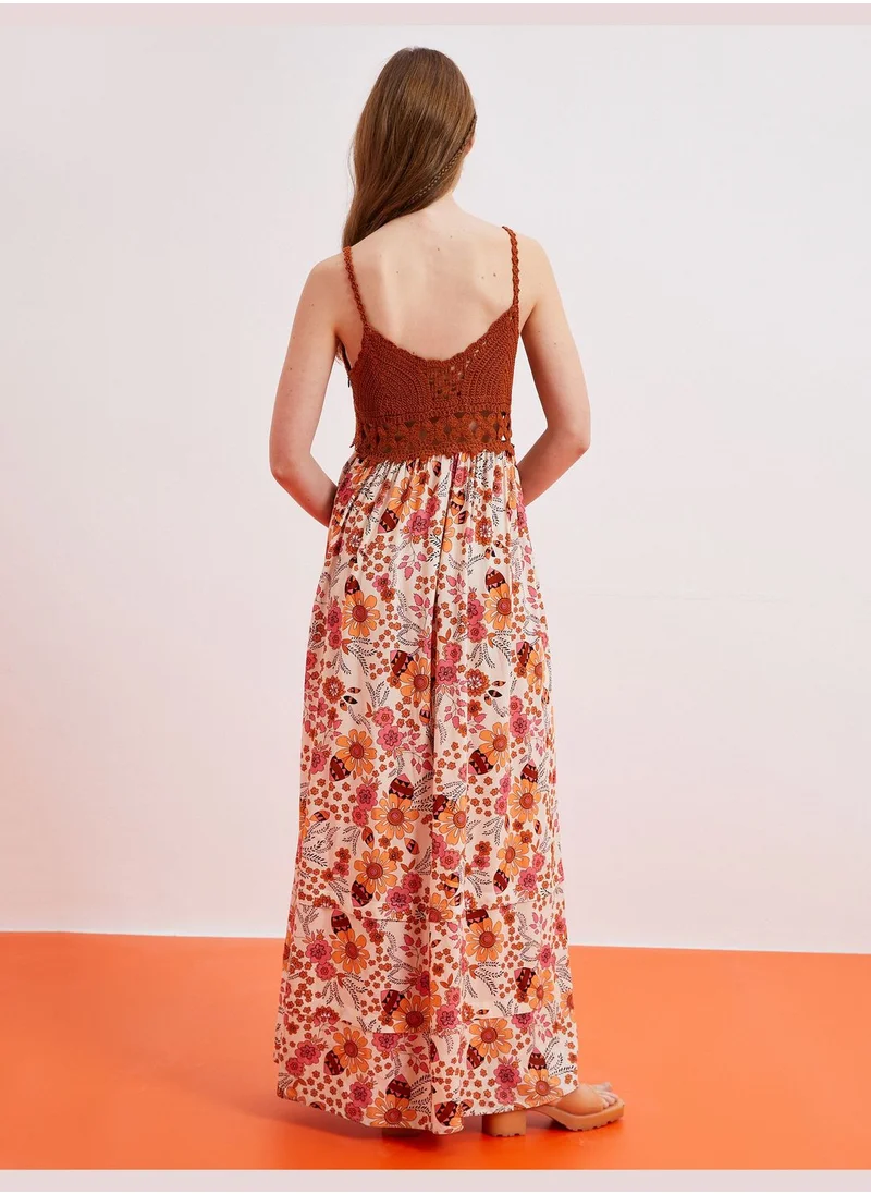 كوتون Crochet Dress