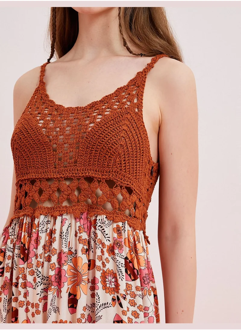 كوتون Crochet Dress