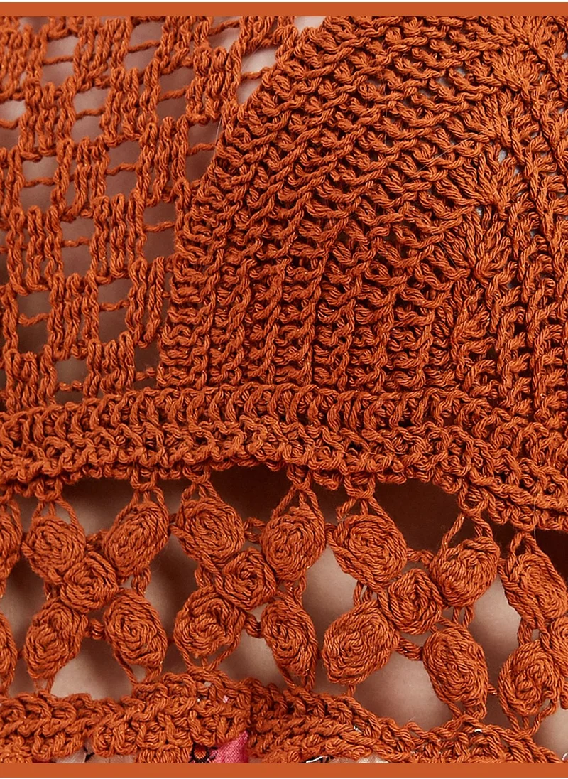 كوتون Crochet Dress