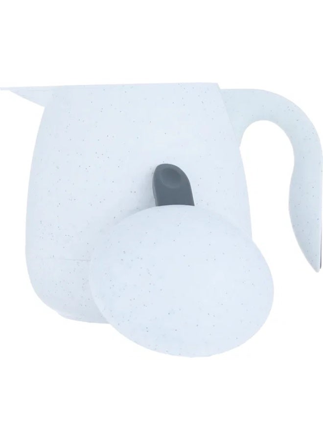 RHINE thermos, compressor, 0.5 litres, thermal glass inner container, plastic outer shell - white - Image 3