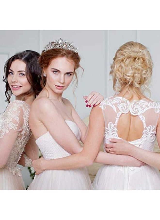 Didder - Silver Tiaras For Women Bridal Tiara Crystal Tiaras And Crowns For Women Princess Tiaras For Girls Birthday Crown For Prom Wedding Party Halloween Costume Hair Accessories Christmas Gift - Image 1