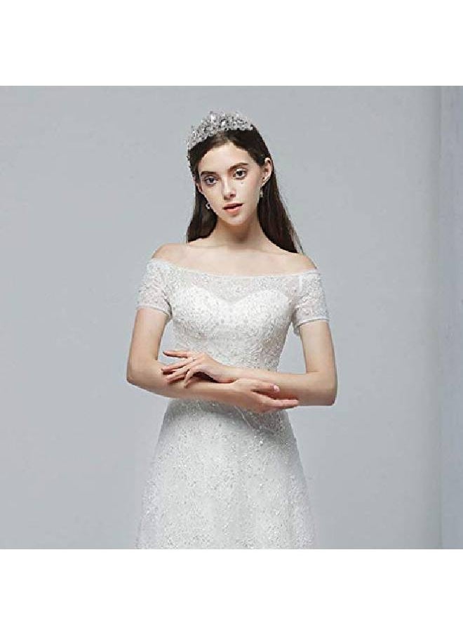 Didder - Silver Tiaras For Women Bridal Tiara Crystal Tiaras And Crowns For Women Princess Tiaras For Girls Birthday Crown For Prom Wedding Party Halloween Costume Hair Accessories Christmas Gift - Image 1