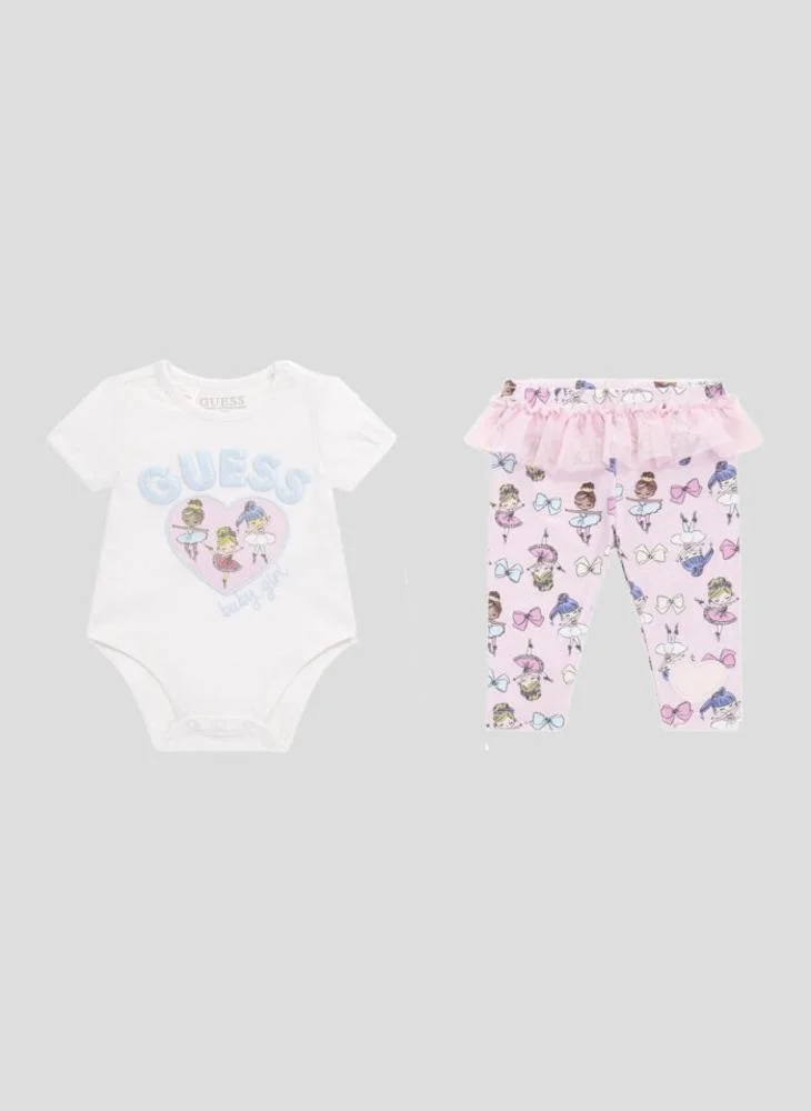 GUESS Kids Logo Bodysuit & Sweatpants