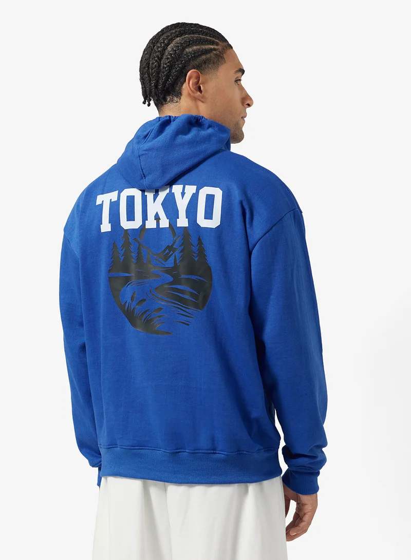 سفنتي فايف Back Graphic Hoodie