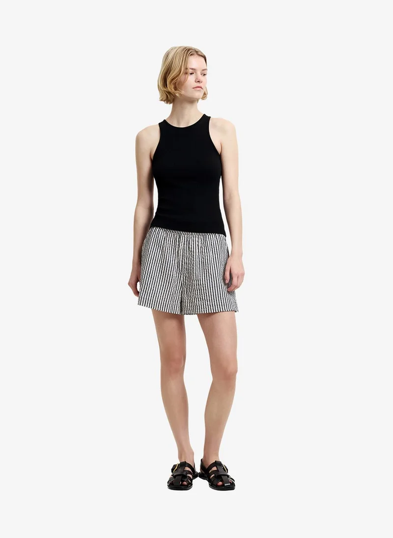 Women's Monochrome Stripes Lia Stripes Shorts
