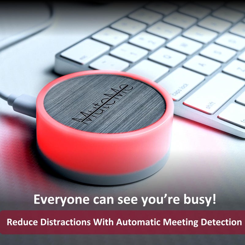 MuteMe - Illuminated Physical Mute Button for Zoom, Teams, WebEx & More (As Seen on Shark Tank)! Mac/PC Compatible. USB Cord & Adapter Included. Free Software Download Required. - Image 4