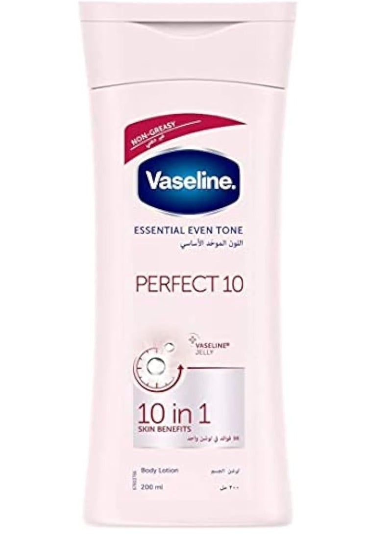 Vaseline Body Lotion Perfect 10, 200Ml - Image 1