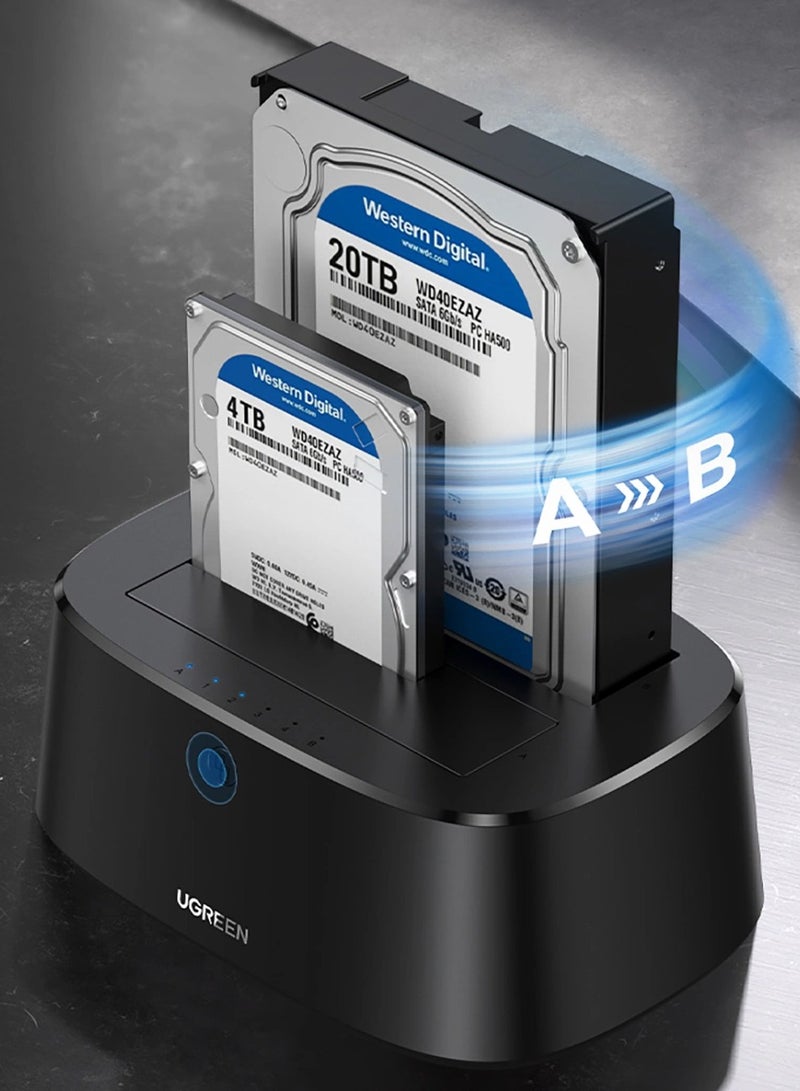 Ugreen UGREEN USB 3.0 to SATA Dual-Bay Hard Drive Duplicator/Cloner EU - Image 2