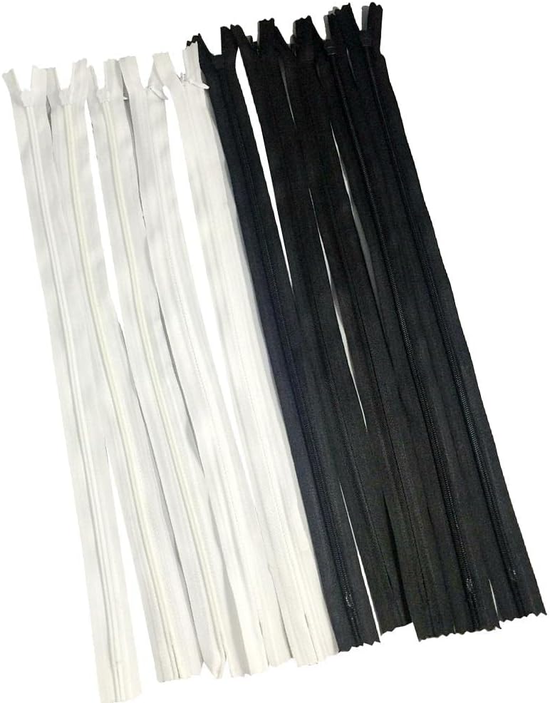 klarako 10pcs/Pack Invisible Nylon Closed End Zip Zippers for Sewing Accessories 40cm Long - Image 3