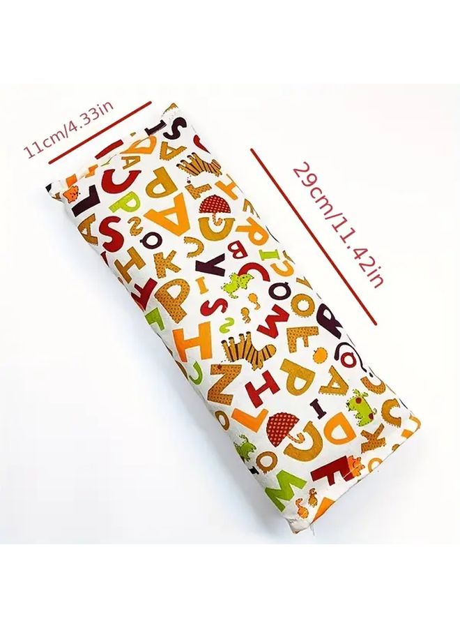 Car Seat Belt Shoulder Pad Four Seasons Anti Slip Breathable Cover Brown - Image 2