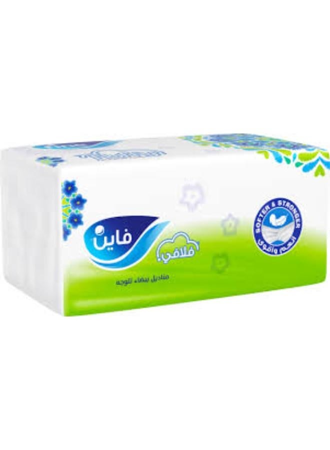 Fine Fluffy Facial Tissues 600 Sheets, 2 Ply