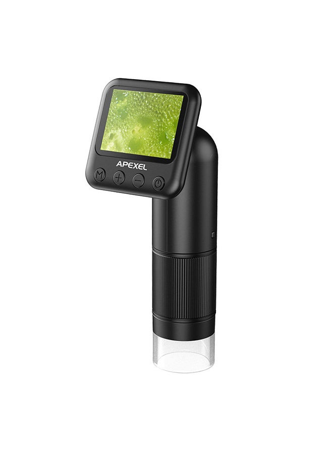 APEXEL Handheld Digital Microscope 2 Inch LCD Screen 400X Pocket Microscope Electronic Magnifier Camera  - Image 1