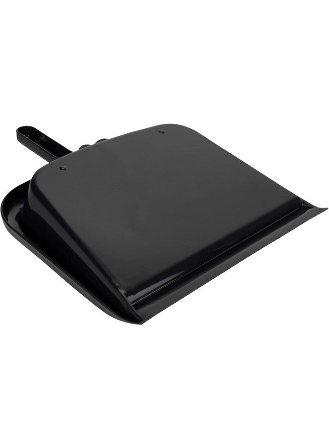 SPARTA Large Handheld Dustpan with Hanging Hole, Heavy-Duty Plastic Dustpan with Wide Lip for Countertops and Surfaces, Plastic, 10 Inches, Black - Image 2