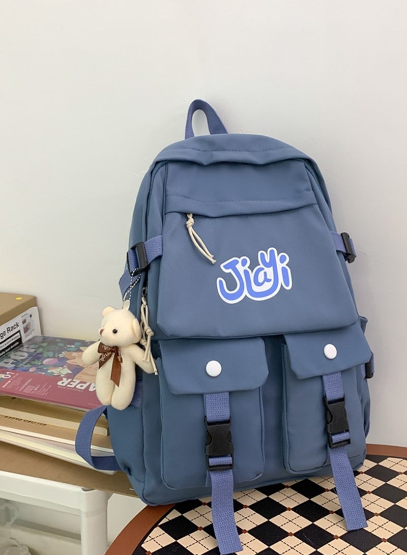 Sharpdo Student Casual Large Capacity Backpack – Spacious, Durable & Comfortable School Bag - Image 2