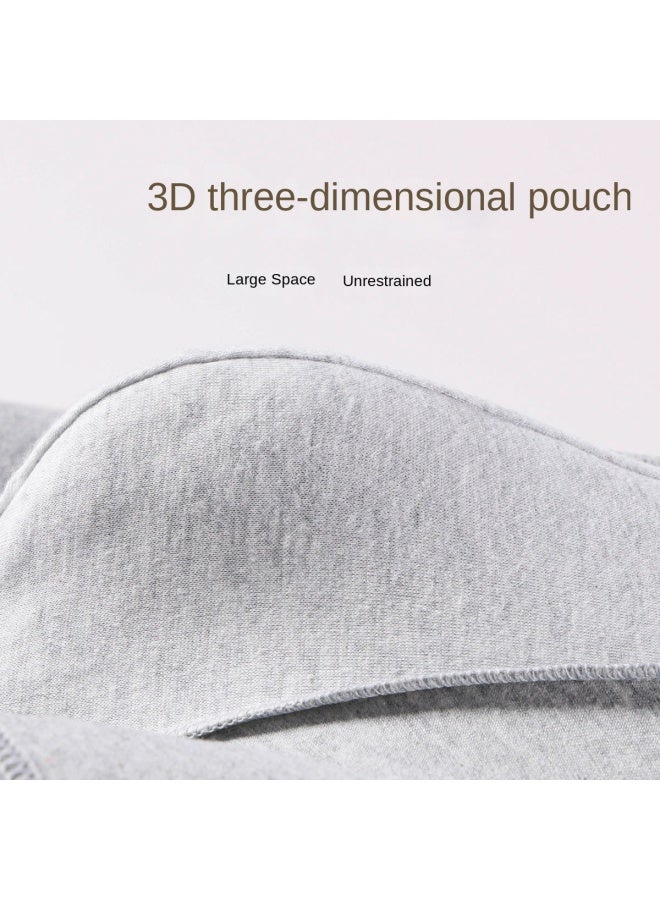 Top melon Cotton Antibacterial Crotch】4 Pairs Of Light Luxury Thin Breathable Men's Underwear For Teen Boys, Boxer Briefs - Image 5